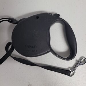 Flexi Standard 1 Retractable Dog Leash Black Small Cord Lead 16ft